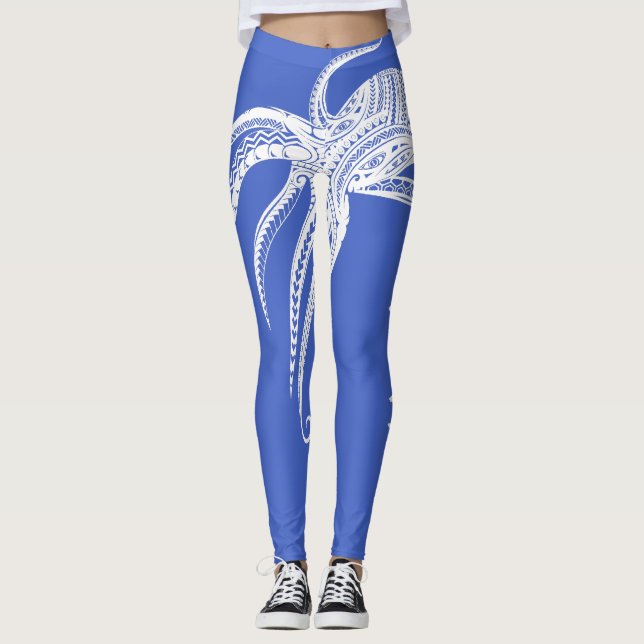 LEGGING OCTOPUS TRIBAL POLINÉSIO HAWAII (Frente)