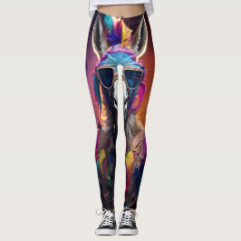 Legging Óculos Azuis Funky Donkey