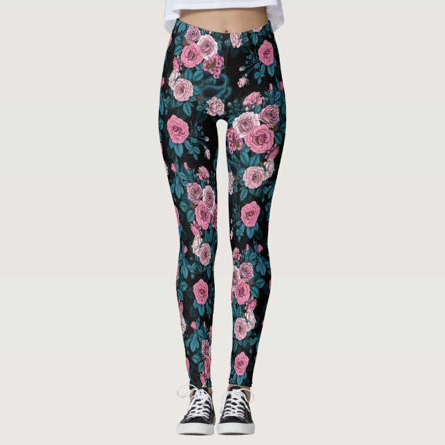 Legging Oculto nas rosas 2 (Frente)