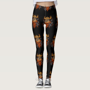 Legging Odin Norse Mythology Viking God & Ravens