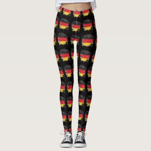 Legging Oktoberfest Paint Splatter Heart