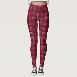 Legging Old Brick and Cab Sav Plaid