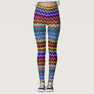 Legging Olhar colorido #10 de serapilheira do teste padrã