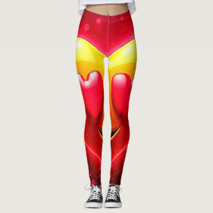 Legging Olhar de Coração Radiante Emoção