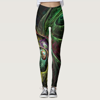 Legging Olho para a Abstrato de Arte