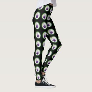 Legging Olho roxo de incandescência de flutuação o Dia