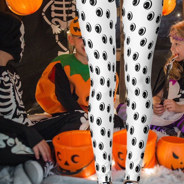 Legging Olhos de desenho animados fantasia de Halloween (Criador carregado)