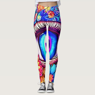 Legging Olhos Florais Hiponéticos