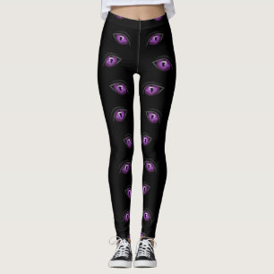 Legging Olhos roxos olhando Thunder_Cove
