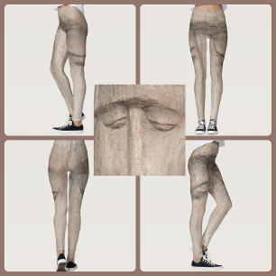 Legging Olhos Soulful Grão de Madeira