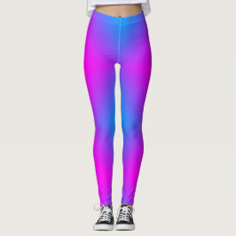 Legging Ombre Azul Cor-de-rosa 4Ann