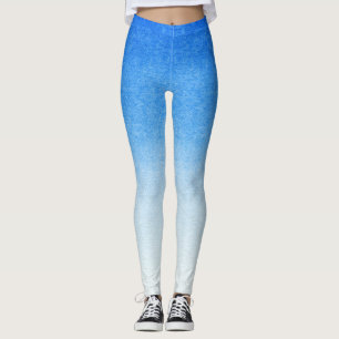 Legging Ombre Blue e White Dive em matizes sonhadoras