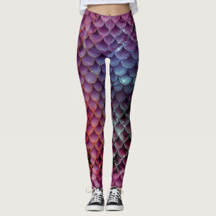 Legging Ombre Glitter Scales de Sereia
