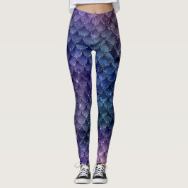 Legging Ombre Glitter Scales de Sereia