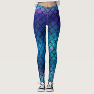 Legging Ombre Glitter Scales de Sereia