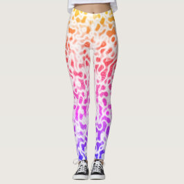 Legging Ombre Gradiente Arco-Íris