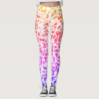Legging Ombre Gradiente Arco-Íris
