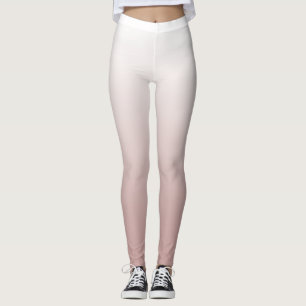 Legging Ombre Moderno em Rosa Dourado