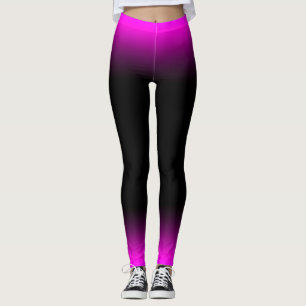 Legging Ombre roxo e preto Pinkish luminoso