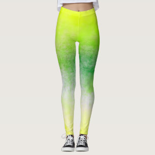 Legging Ombre Verde Amarelo