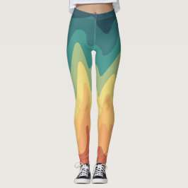 Legging Onda de Cor Horizonte
