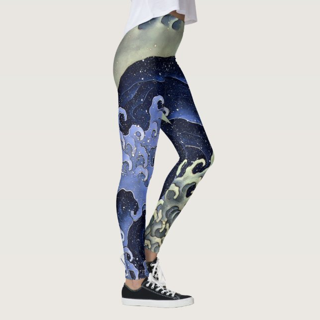 Legging Onda Hokusai 1 (Direita)