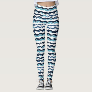 Legging Onda Padrão Ondulado