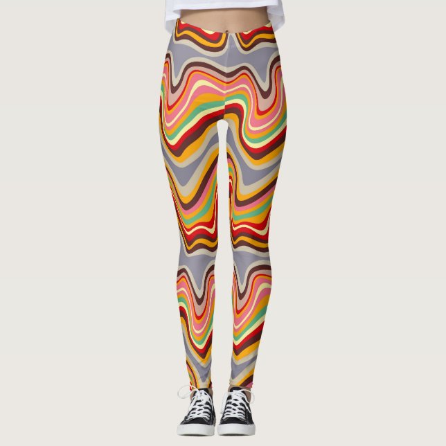 Legging onda retro discoteca (Frente)