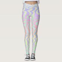 Ondas Arco-Íris Groovy Retro Mod Boho Excêntricas