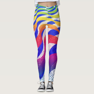 Legging Ondas coloridas