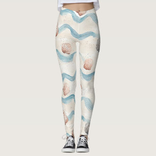Legging Ondas de Conchas na Praia Boho (4)