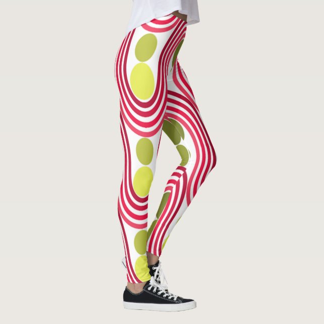 Legging Ondas e Círculos (Direita)