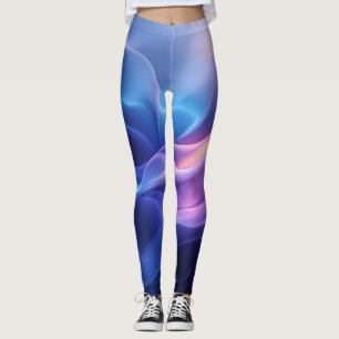 Legging Ondas Sonho Sedoso – Fluxo Abstrato