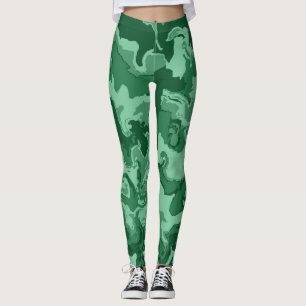Legging Ondas verdes