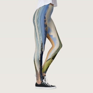 Legging "Onde Céu Encontra Areia Silenciosa" - Evasão Devo