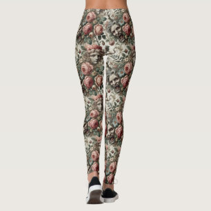 Legging Onde Presas Barrocas Encontram Casas - Vitoriano G