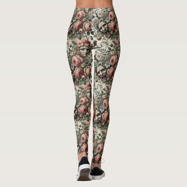 Legging Onde Presas Barrocas Encontram Casas - Vitoriano G (Verso)
