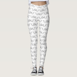 Legging Oops ¯ do Emoticon da encolho de ombros \ japonês