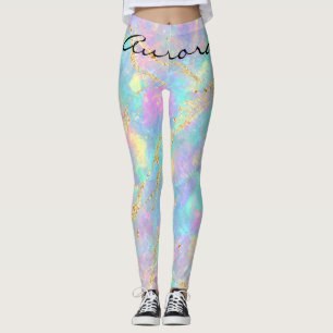 Legging Opala Iridescente Sonhadora Mármore com Brilho de