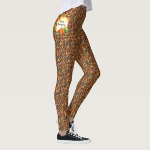 Legging Opções felizes da acção de graças 5A-13A