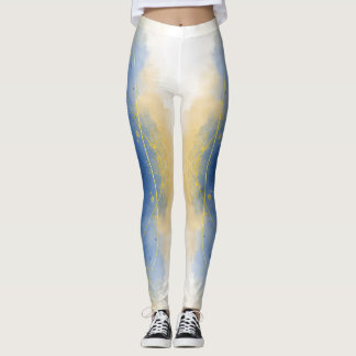 Legging Or & eau