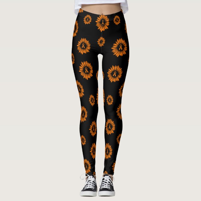 Legging Orange Daisy...RSD/CRPS (Frente)
