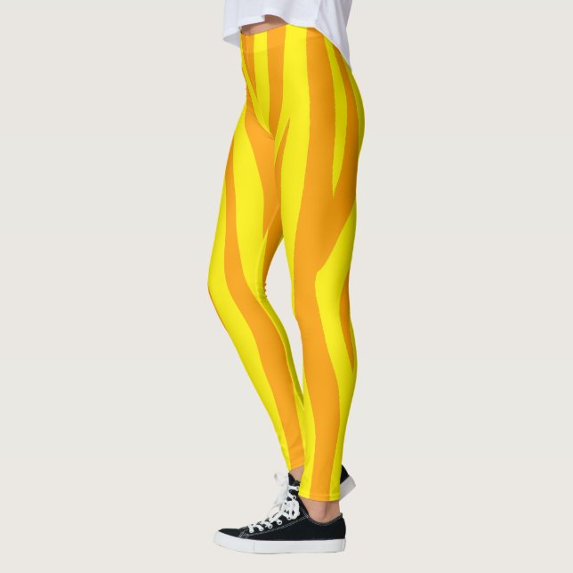 Legging orange yellow sport women (Esquerda)