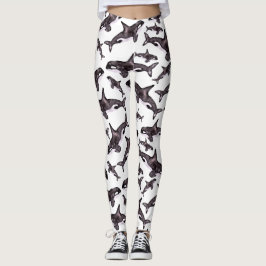 Legging Orca da aguarela