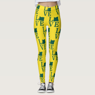 Legging Oregon LOVE Green