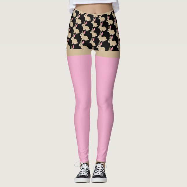 LEGGING "ORELHAS DE COELHO" ROUPAS DE TREINO (Frente)