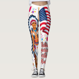 Legging Orgulho 1 do Patrimônio Nativo Americano