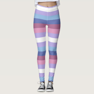 Legging Orgulho Bigender, Impressão de distribuição, Orgul