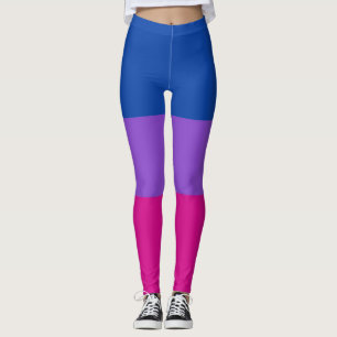 Legging Orgulho bissexual, faixas negras, orgulho LGBTQ