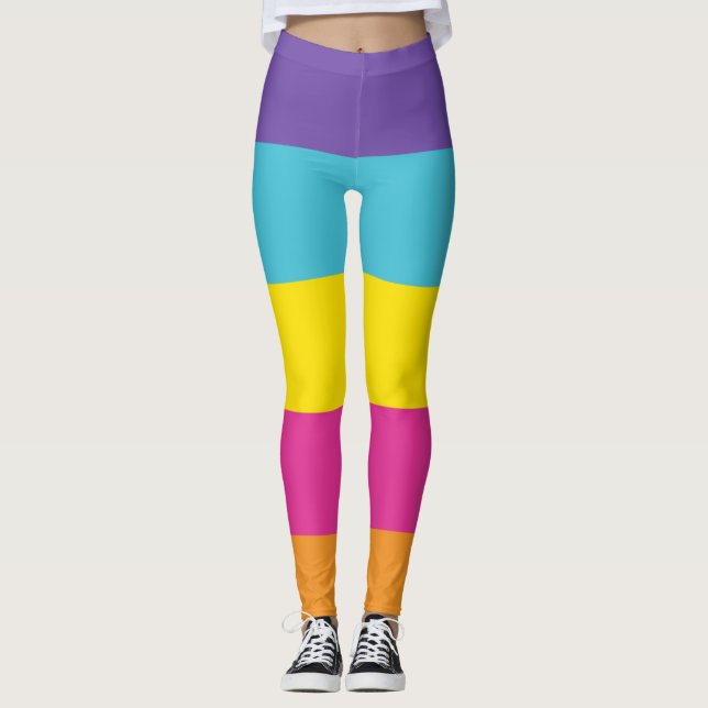 Legging Orgulho de Gênero Não Binário (Frente)